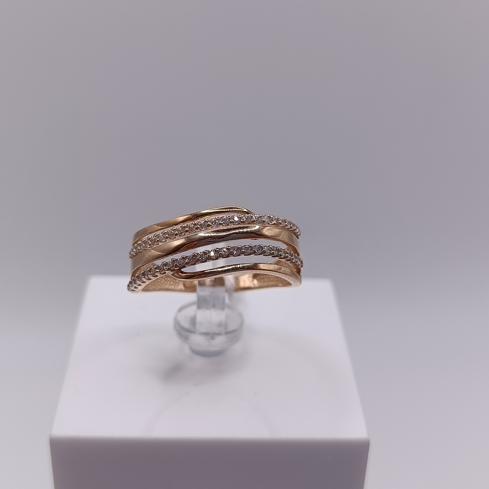 КОЛКМИ585 КОЛЬЦО С КАМНЯМИ (Au 585)