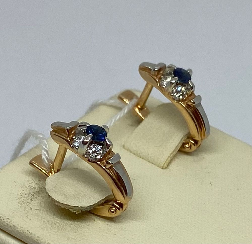 СЕРЬГИ БРИЛЛИАНТ (Au 585)