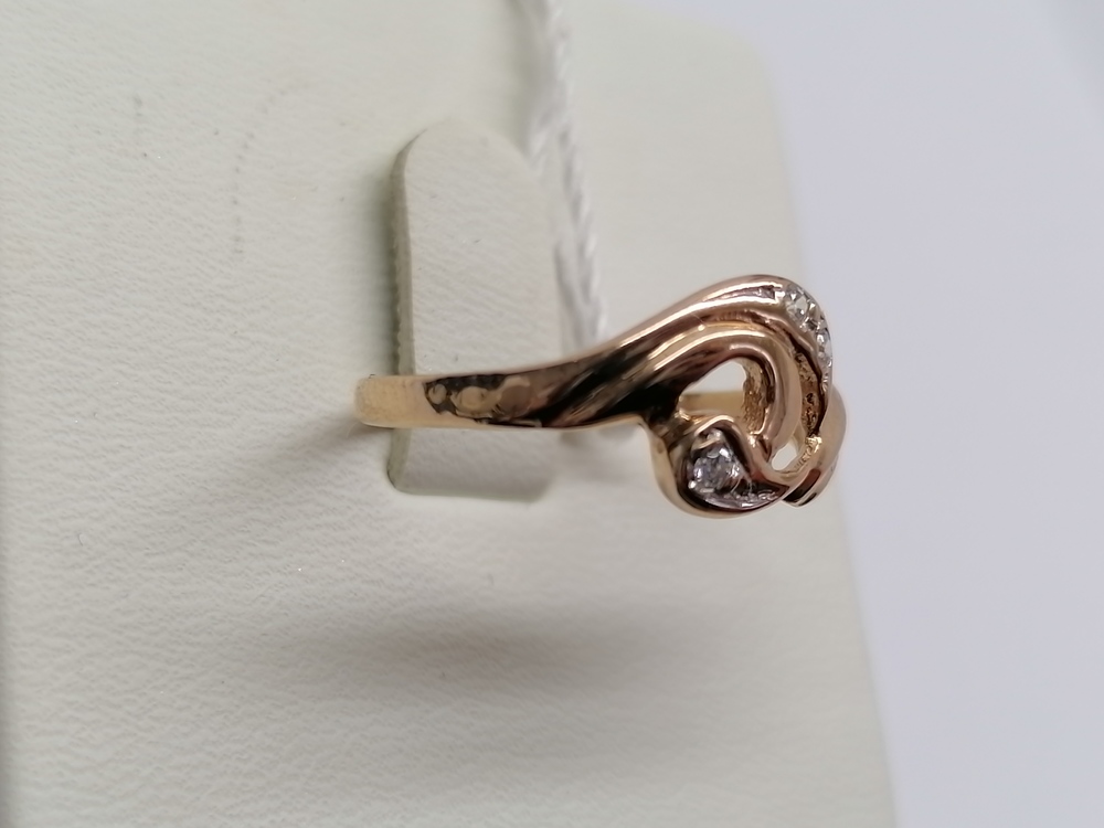 КОЛКМИ585 КОЛЬЦО С КАМНЯМИ (Au 585)