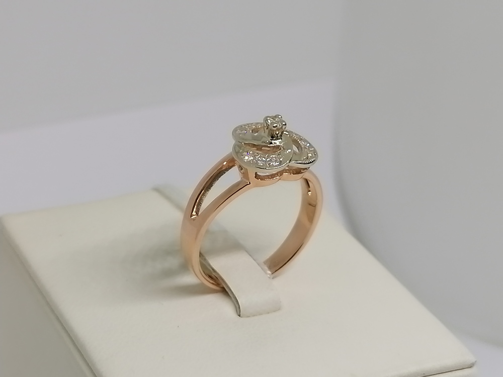 КОЛЬЦО БРИЛЛИАНТ Au 585