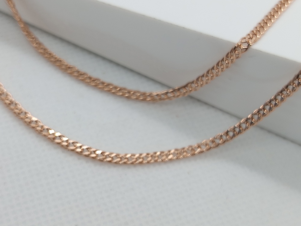 ЦПР2585 ЦЕПЬ ПУСТОТЕЛАЯ Ромб двойной (Au 585)