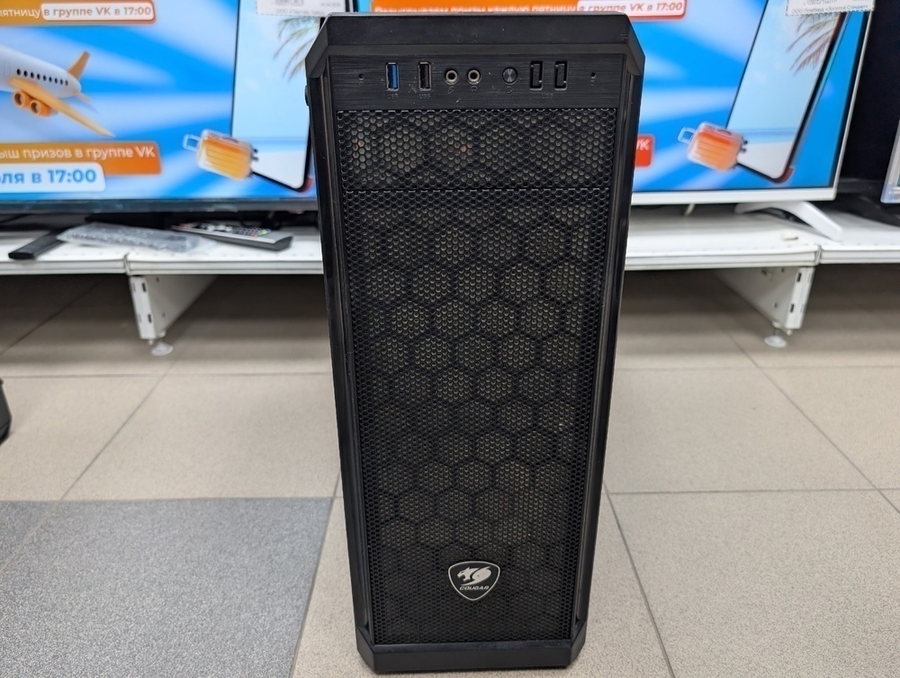 Системный блок Cougar; Core i3-8350K, GeForce GTX 1060 3GB, 16 Гб, 240 Гб, 1 Tb