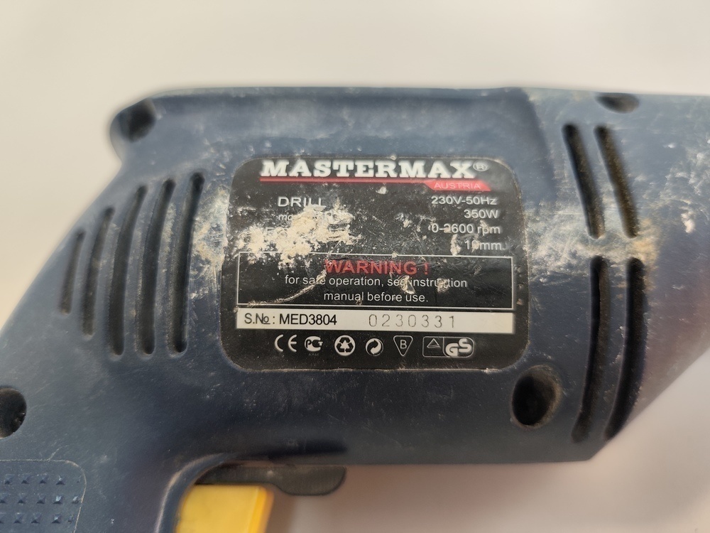 Дрель-безударная MasterMax MED-3804