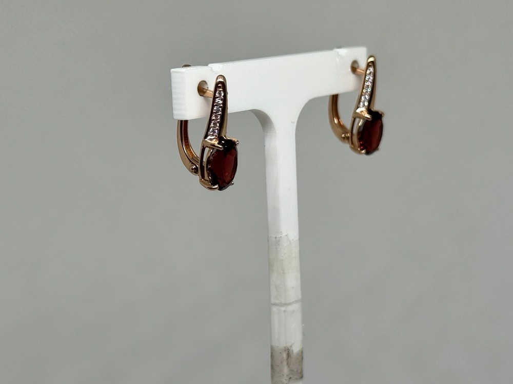 СЕРЬГИ С КАМНЯМИ (Au 585)