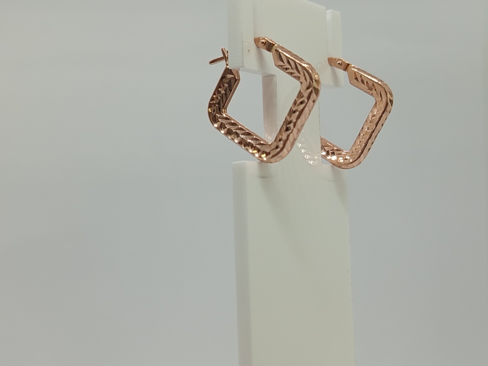 СЕРЬГИ БЕЗ КАМНЯ (Au 585)