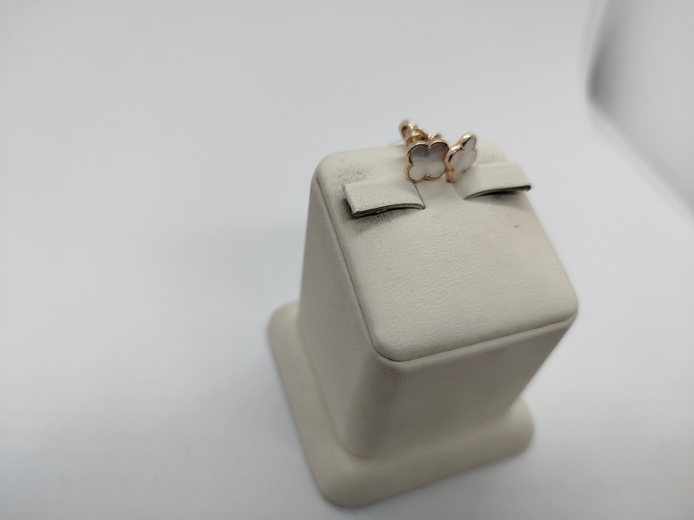 СЕРЬГИ ПУСЕТЫ с камнем (Au 585)