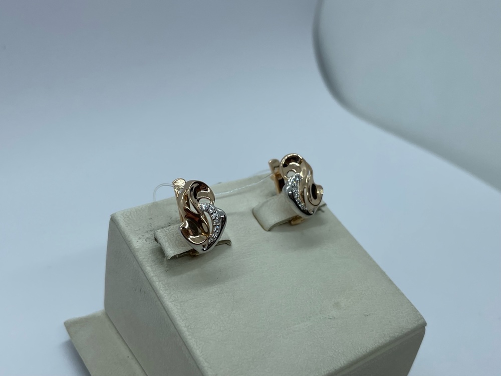 СЕРЬГИ С КАМНЯМИ (Au 585)