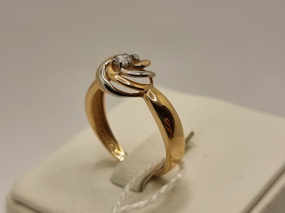 КОЛЬЦО С КАМНЕМ (Au 585)