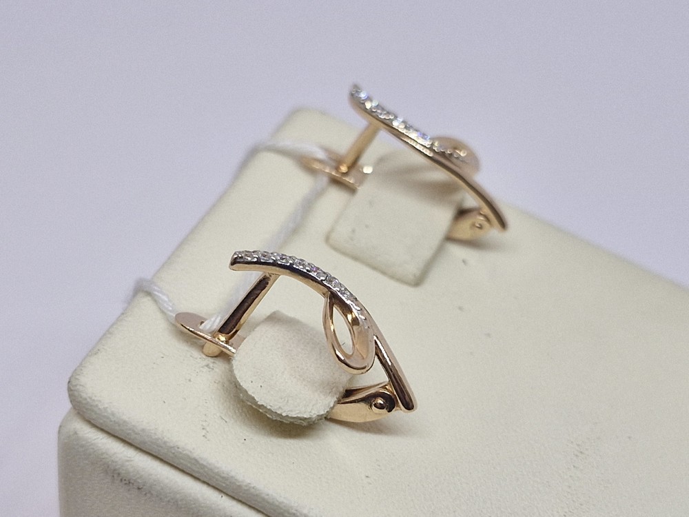 СЕРЬГИ С КАМНЯМИ (Au 585)