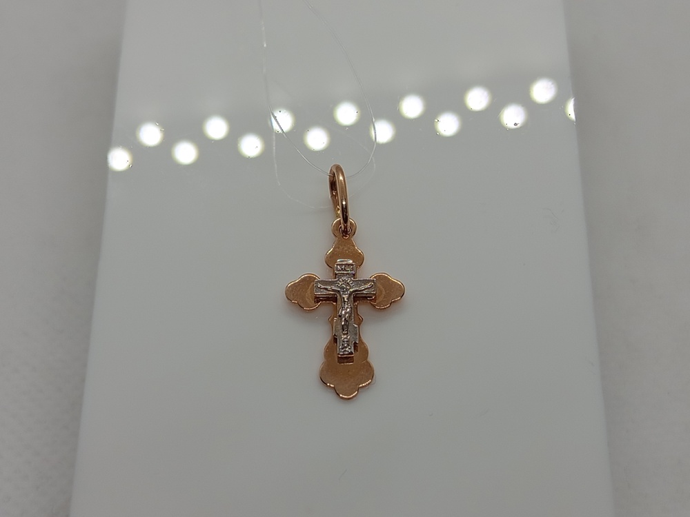 810-00328-10-00-00-00 ПОДВЕСКА КРЕСТ (Au 585)