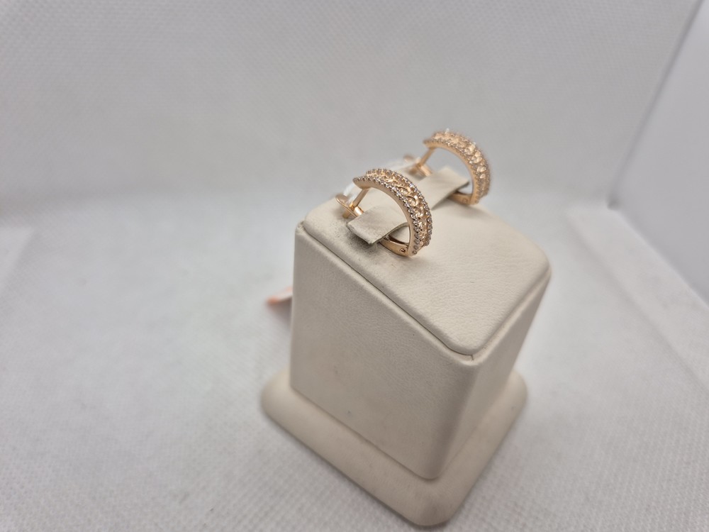 СКМИ585 СЕРЬГИ С КАМНЯМИ (Au 585)