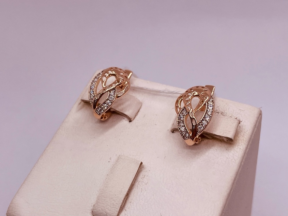 СЕРЬГИ С КАМНЯМИ (Au 585)