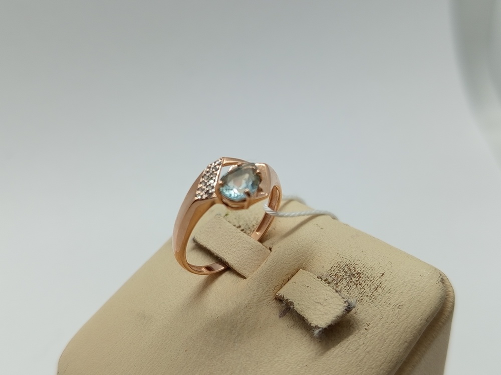 КОЛКМИ585 КОЛЬЦО С КАМНЯМИ (Au 585)