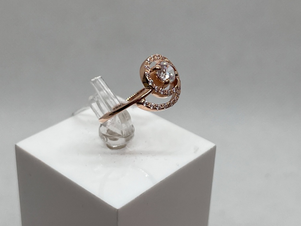 КОЛКМИ585 КОЛЬЦО С КАМНЯМИ (Au 585)