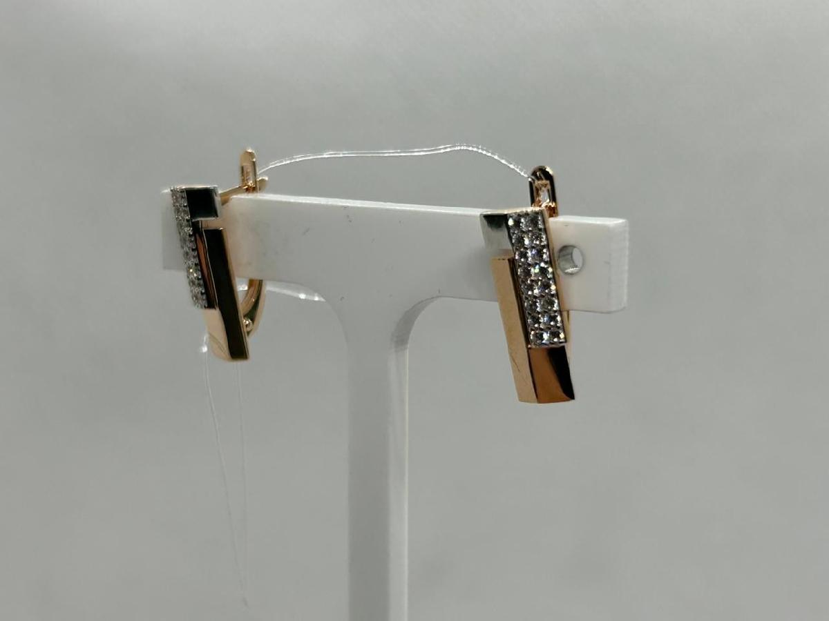 СЕРЬГИ С КАМНЯМИ (Au 585)