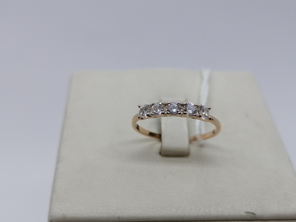 КОЛКМИ585 КОЛЬЦО С КАМНЯМИ (Au 585)