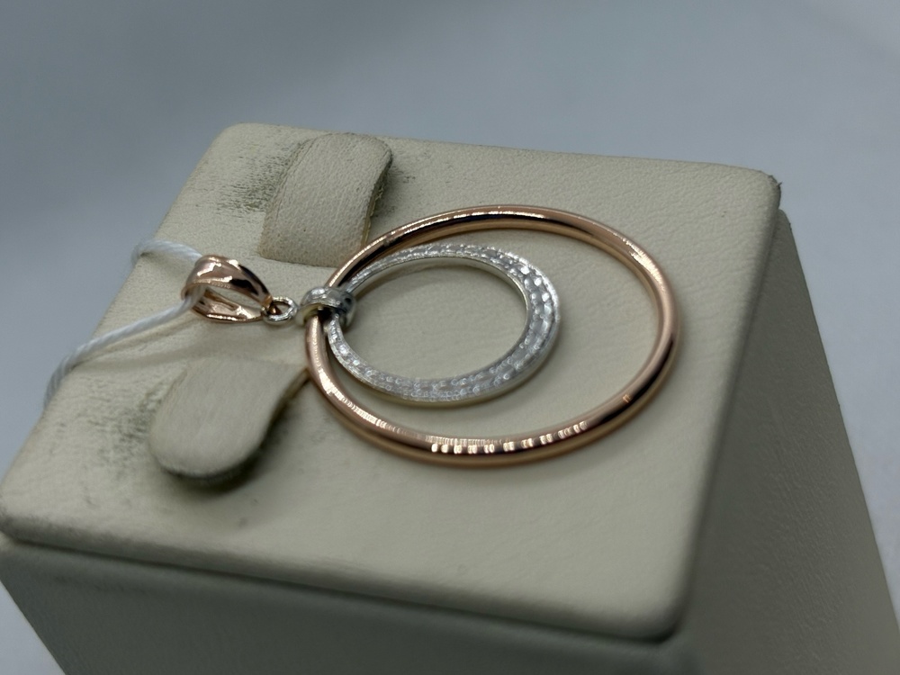 ПОДКМИ585 ПОДВЕСКА С КАМНЯМИ (Au 585)