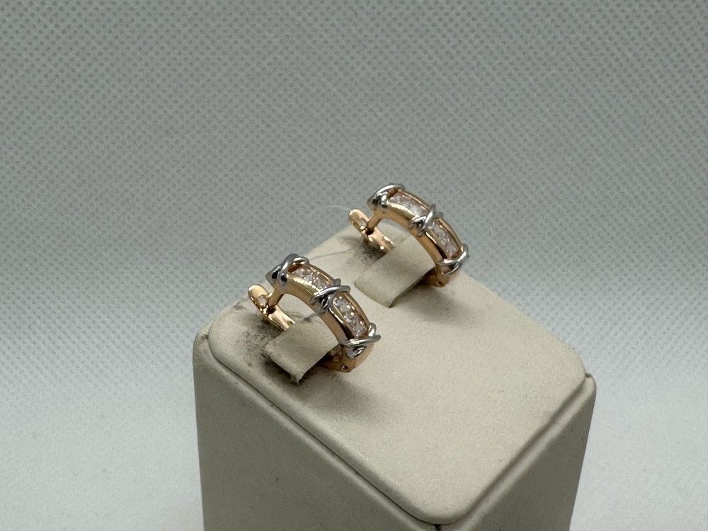 СЕРЬГИ С КАМНЯМИ (Au 585)