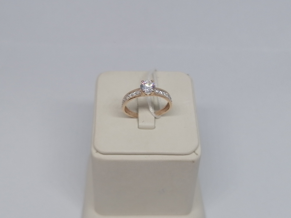 КОЛКМИ585 КОЛЬЦО С КАМНЯМИ (Au 585)