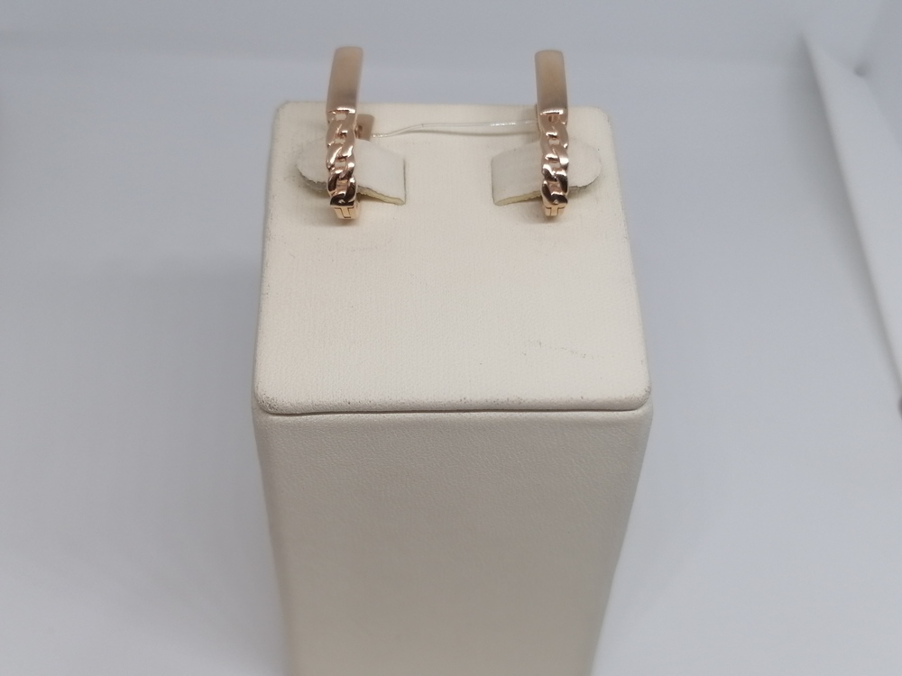 СЕРЬГИ БЕЗ КАМНЯ (Au 585)