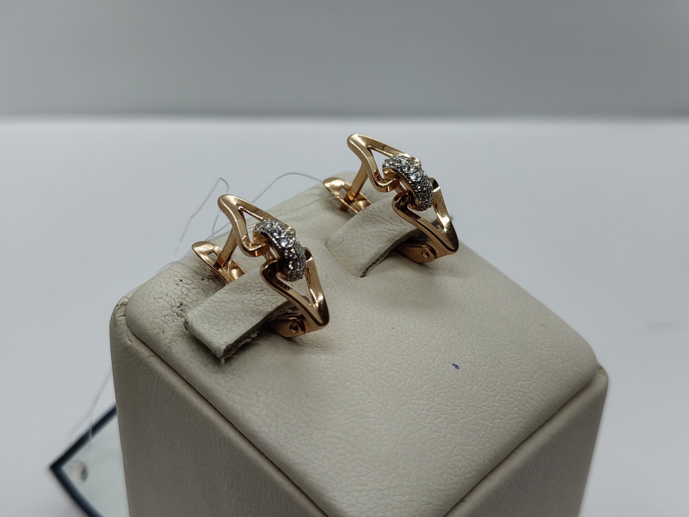 СЕРЬГИ С КАМНЯМИ (Au 585)