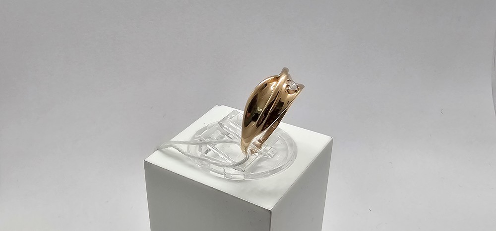 КОЛКМ585 КОЛЬЦО С КАМНЕМ (Au 585)