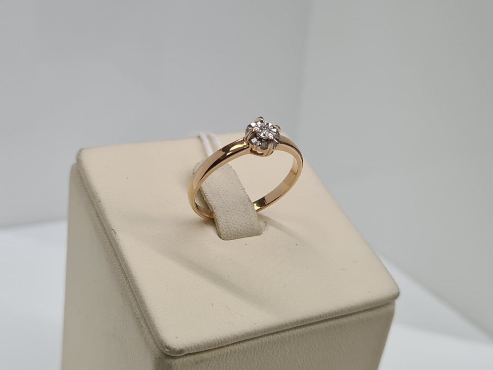 КОЛЬЦО БРИЛЛИАНТ Au 585