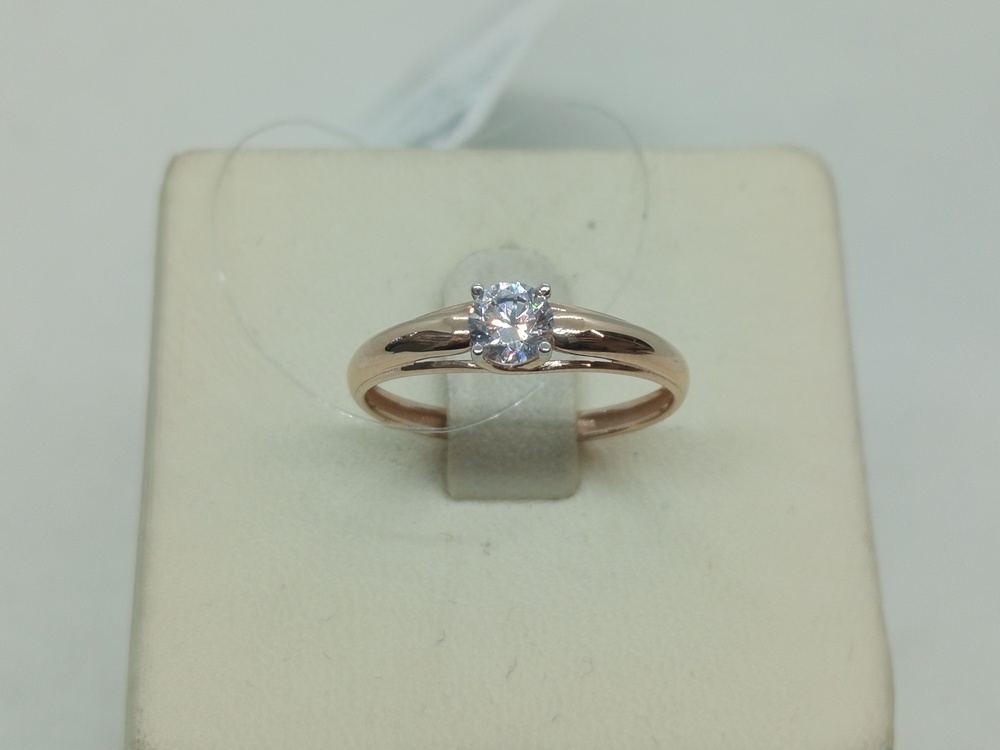 КОЛЬЦО С КАМНЕМ (Au 585)