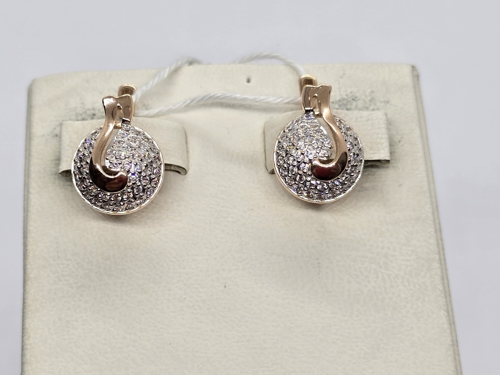 СЕРЬГИ С КАМНЯМИ (Au 585)