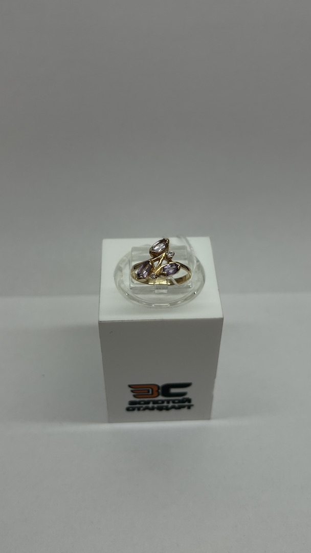 КОЛКМИ585 КОЛЬЦО С КАМНЯМИ (Au 585)