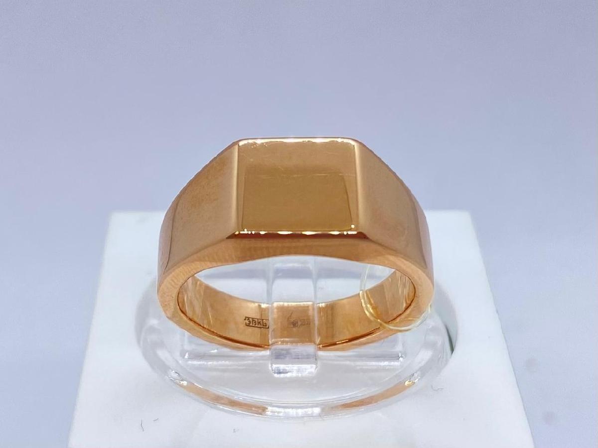 01-0061 КОЛЬЦО ПЕЧАТКА без камня (Au 585)