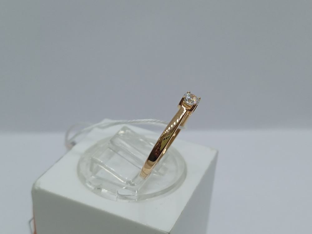 КОЛКМ585 КОЛЬЦО С КАМНЕМ (Au 585)