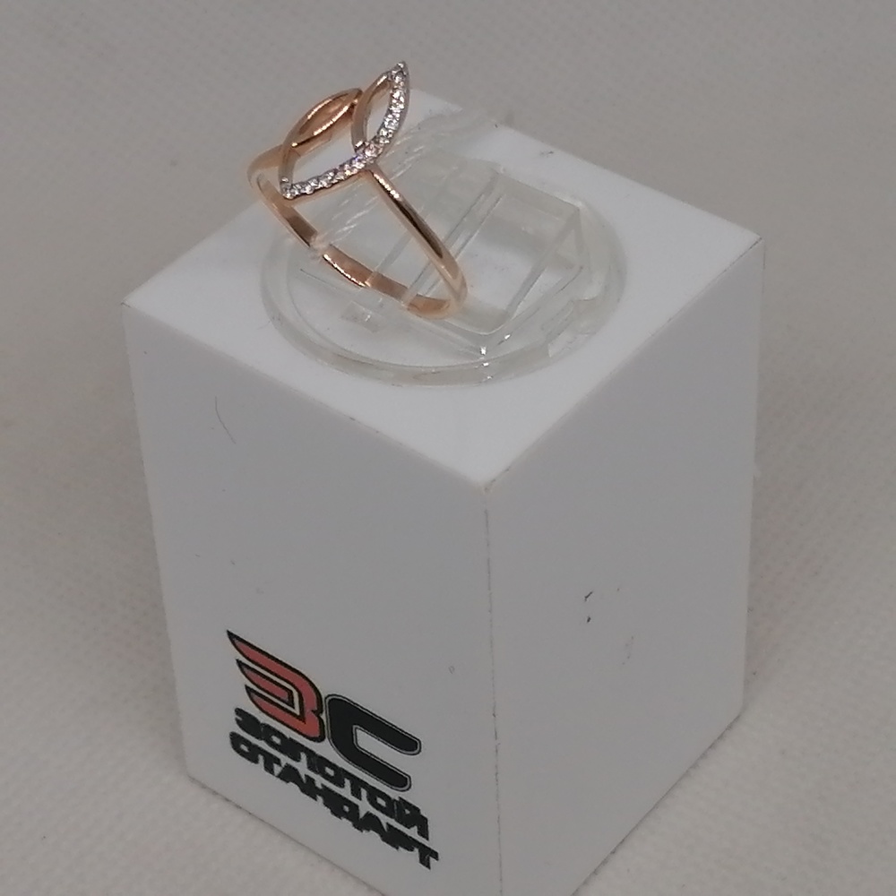 КОЛЬЦО С КАМНЯМИ (Au 585)