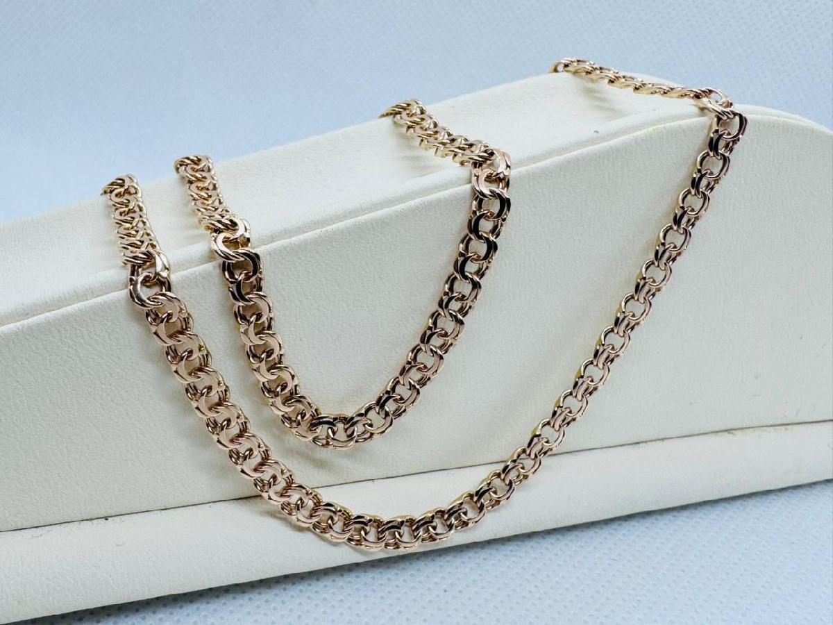 ЦЛБС585 ЦЕПЬ ПОЛНОВЕСНАЯ Бисмарк (Au 585)