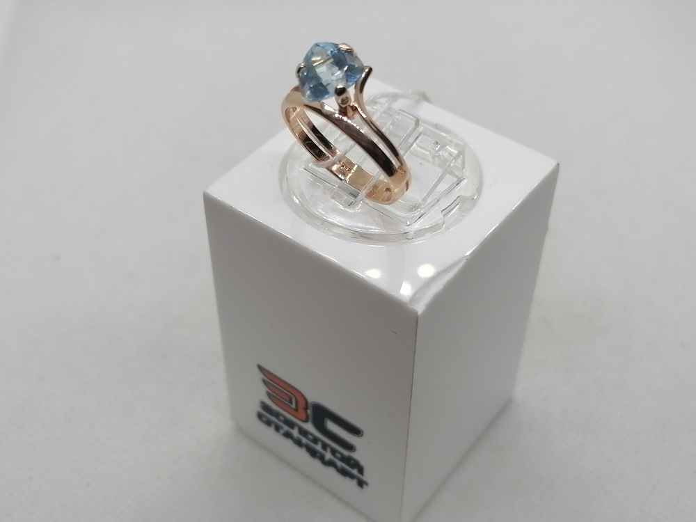 КОЛКМ585 КОЛЬЦО С КАМНЕМ (Au 585)