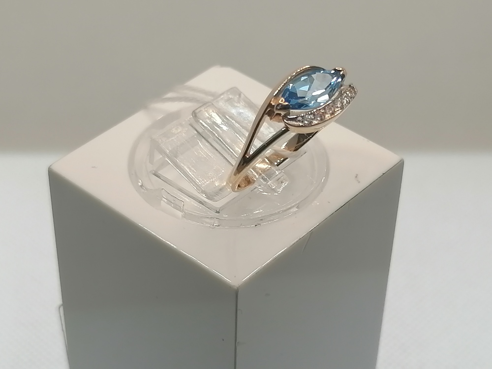 КОЛКМИ585 КОЛЬЦО С КАМНЯМИ (Au 585)