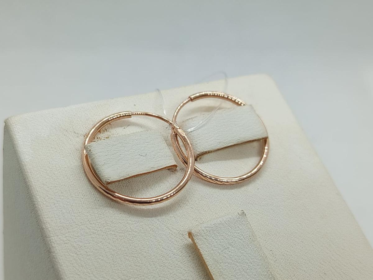 СЕРЬГИ КОНГО без камня (Au 585)