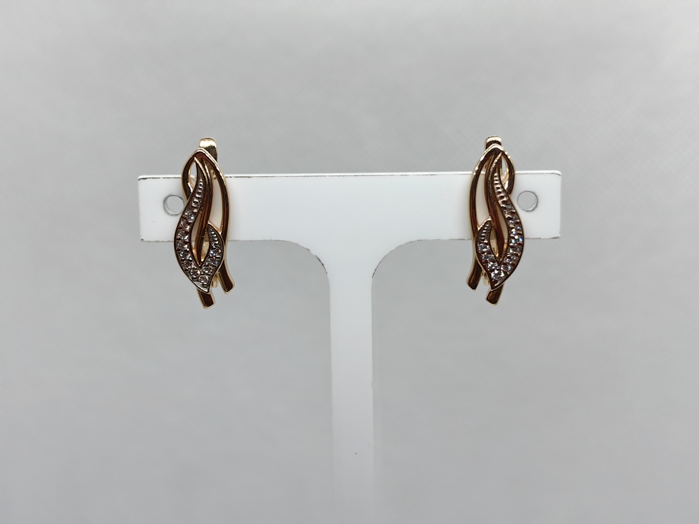 СЕРЬГИ С КАМНЯМИ (Au 585)