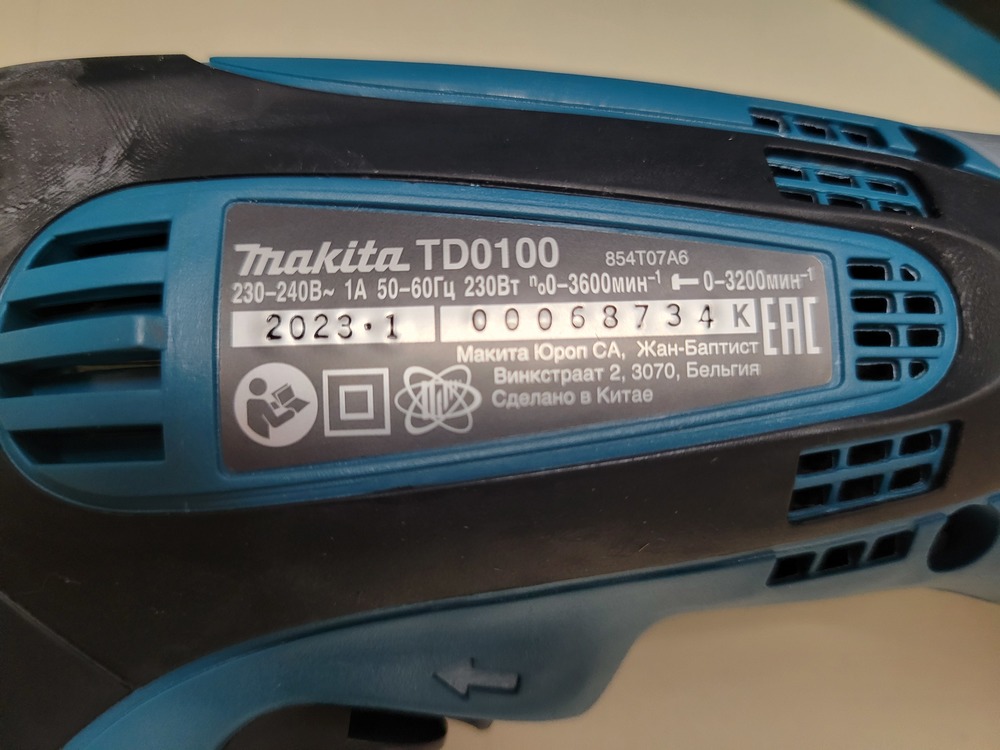 Шуруповерт Makita TD0100