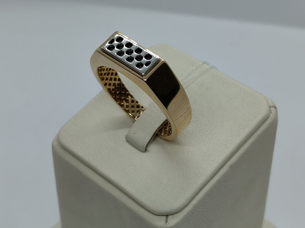 040012 КОЛЬЦО ПЕЧАТКА с камнем (Au 585)