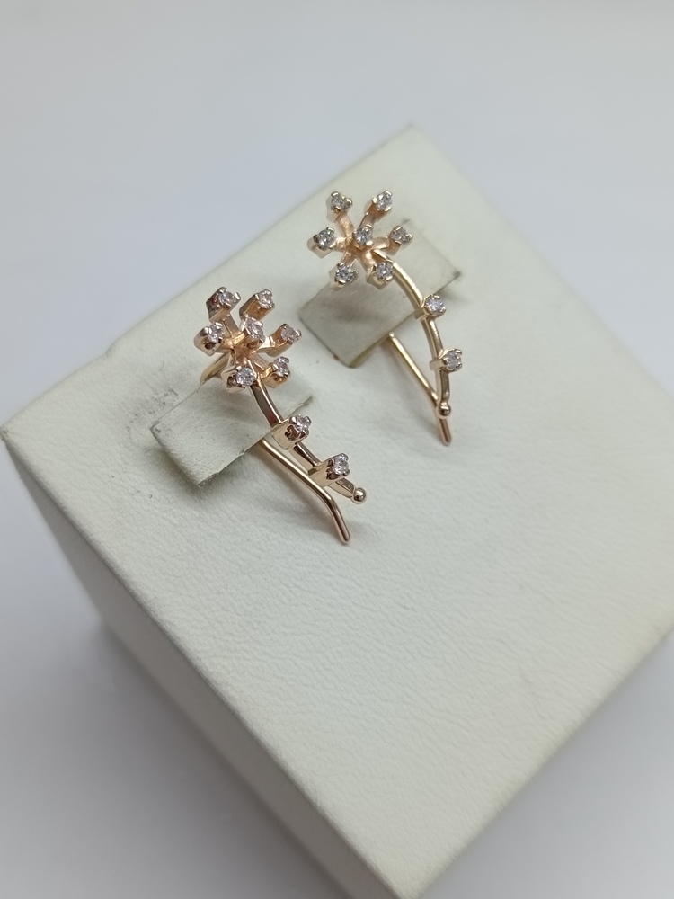 С СЕРЬГИ КАФФЫ (Au 585)