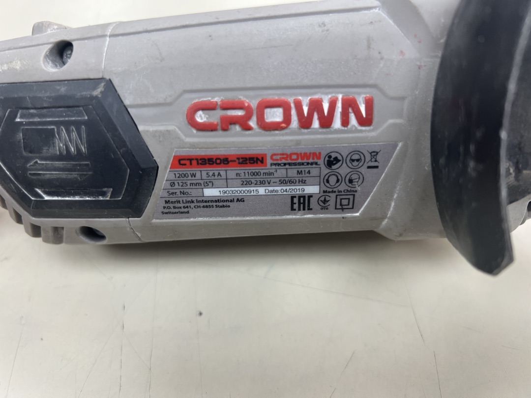 Угловая шлифмашина Crown CT-13506N