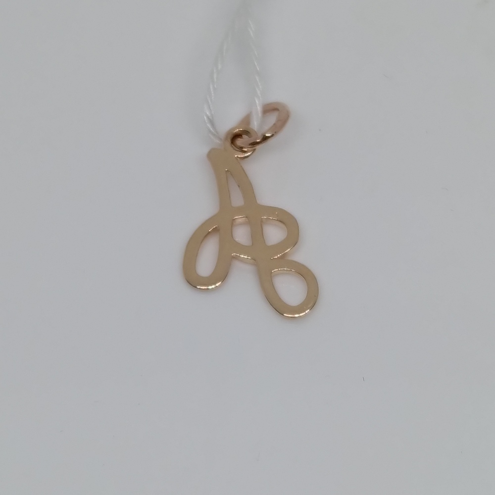 ПОДВЕСКА БУКВА А Au 585