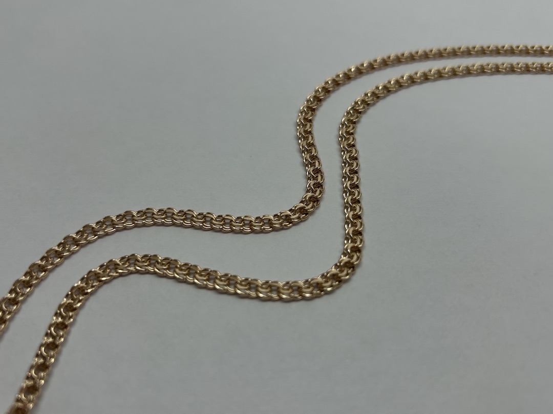 ЦЕПЬ ПУСТОТЕЛАЯ Бисмарк (Au 585)