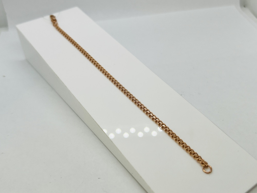 БРАСЛЕТ ПУСТОТЕЛЫЙ Царь (Au 585)