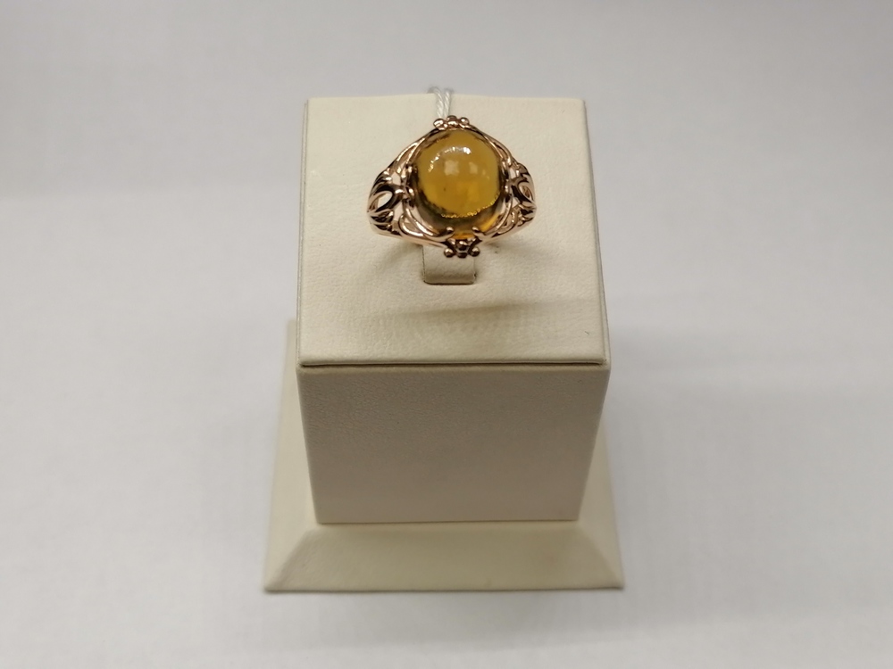 КОЛЬЦО С КАМНЕМ (Au 585)