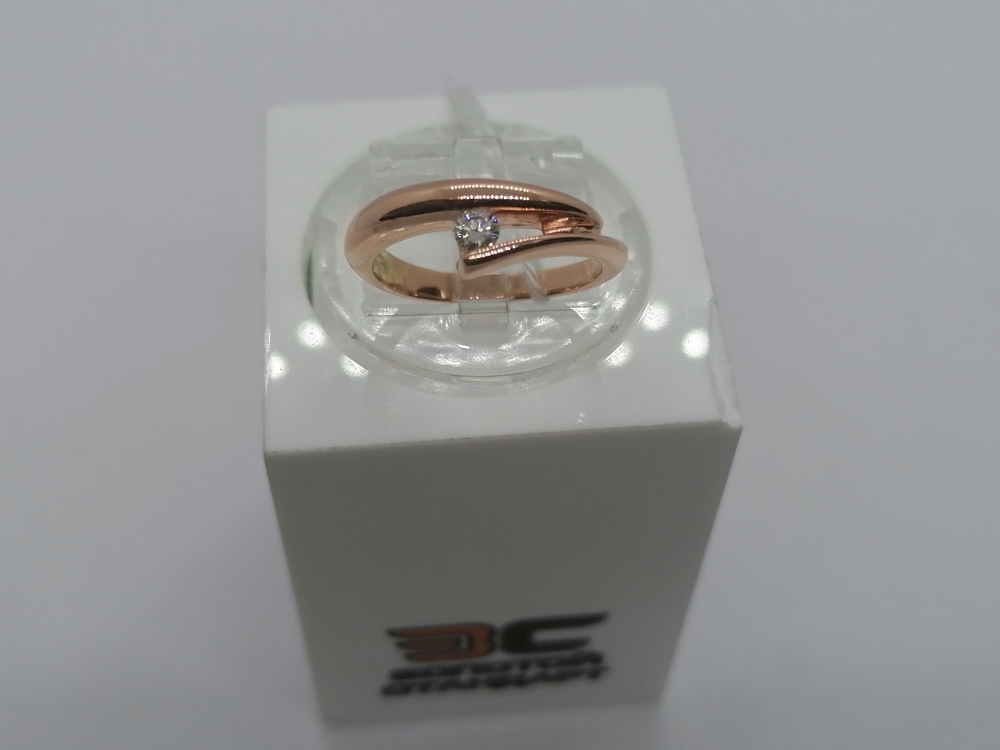 КОЛКМ585 КОЛЬЦО С КАМНЕМ (Au 585)