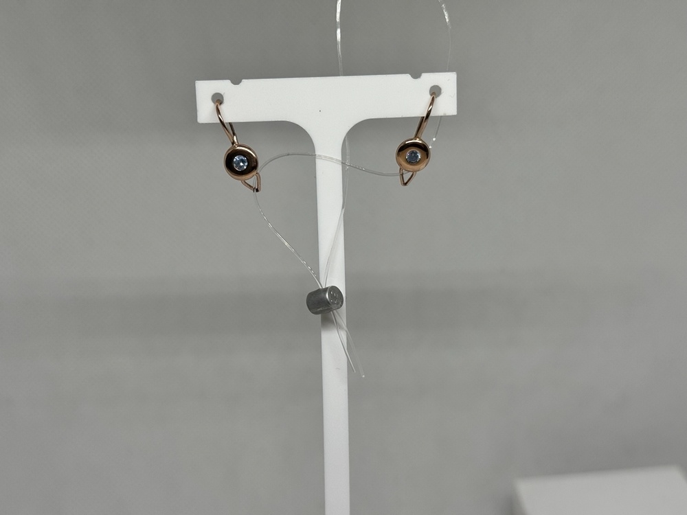 027223 СЕРЬГИ С ПЕТЕЛЬКОЙ (Au 585)