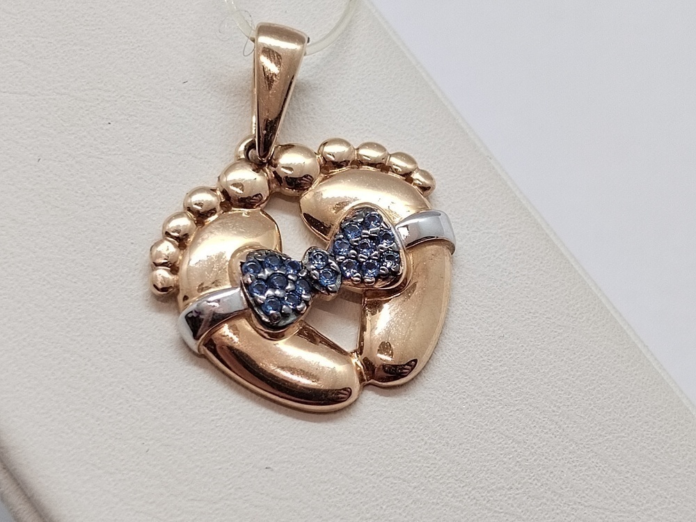 ПОДВЕСКА С КАМНЯМИ (Au 585)