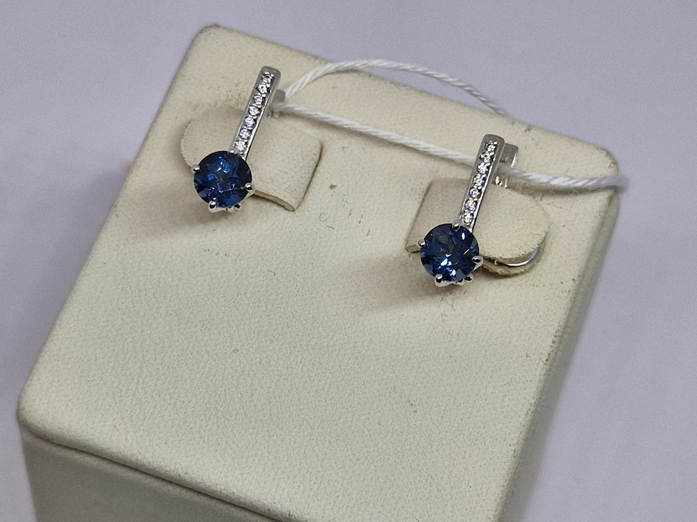 СЕРЬГИ С КАМНЯМИ (Au 585)